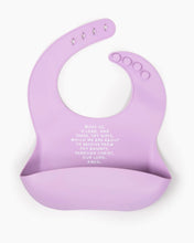 Load image into Gallery viewer, Meal Blessing Silicone Bib
