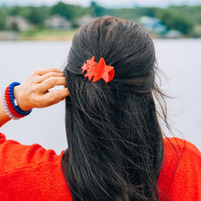 Load image into Gallery viewer, Flat Hair Clip | Small | Red Shooting Star
