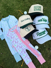 Load image into Gallery viewer, He's Golfing - Green Vintage Trucker Hat
