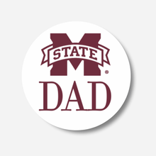 Load image into Gallery viewer, MS State University Mom/Dad Button
