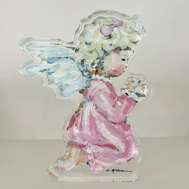 Acrylic Tiny Wings Praying Angels