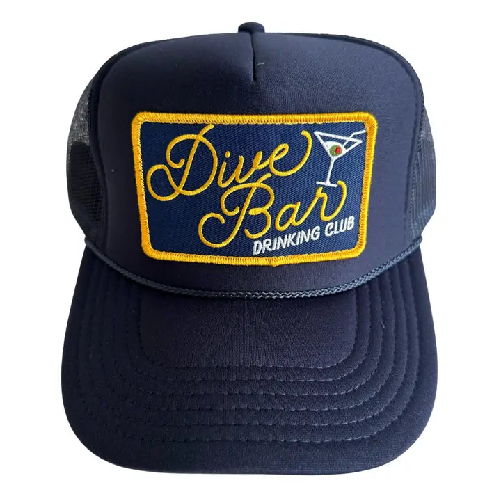 Dive Bar Drinking Trucker Hat