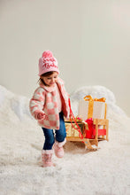 Load image into Gallery viewer, Pink Check Sherpa Jacket
