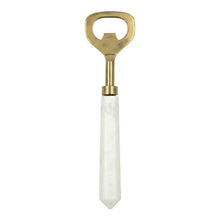 Load image into Gallery viewer, Marble And Gold Bottle Opener
