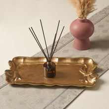 Load image into Gallery viewer, Gold Tray with Bow Accents
