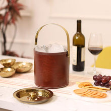Load image into Gallery viewer, Faux Leather Ice Bucket
