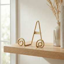 Load image into Gallery viewer, Gold Swirl Easel
