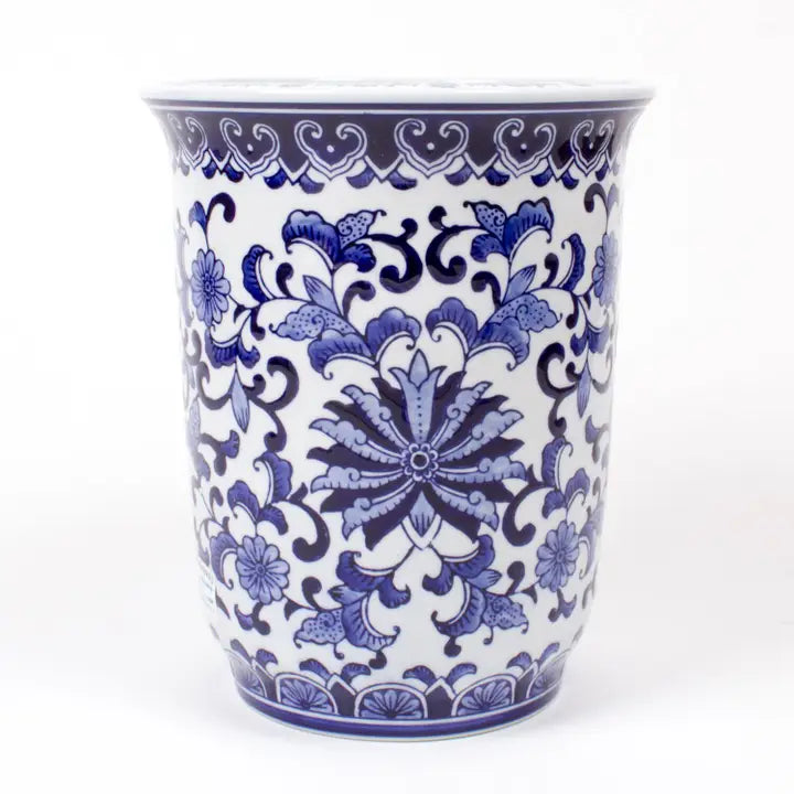Blue Chinoiserie Planter