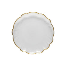 Load image into Gallery viewer, Francesca Gold Rimmed Glass Dinnerware
