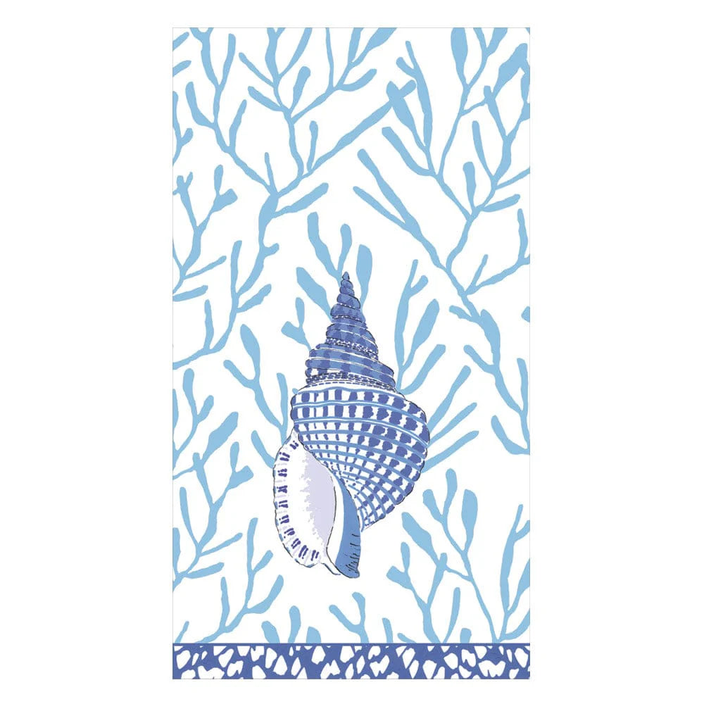 Shell Toile Guest Towel Napkins