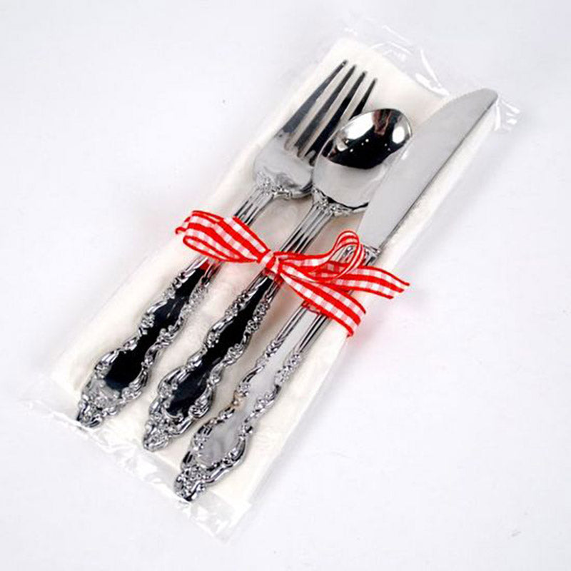 Real Plastic Silver Flatware