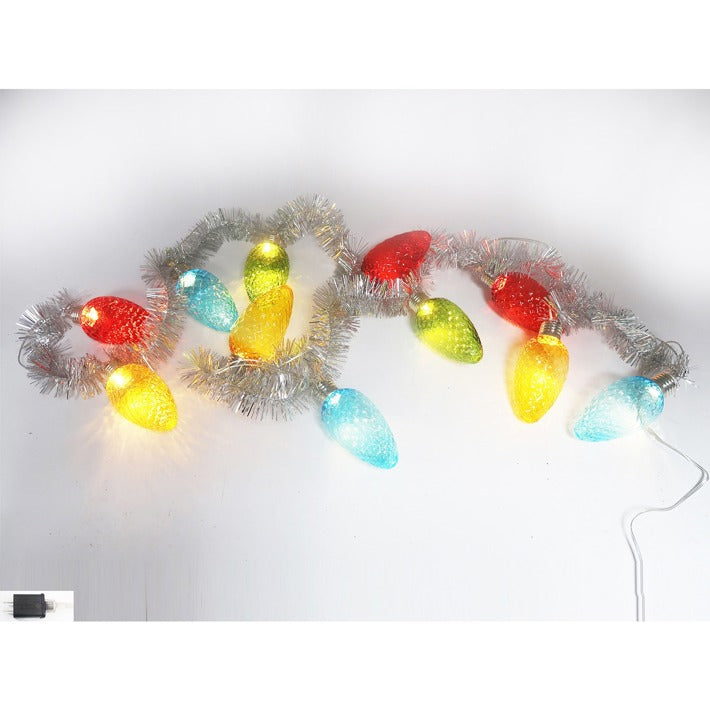 Pinecone Tinsel Garland