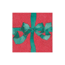 Load image into Gallery viewer, Tied With A Bow Red/Spruce Napkins
