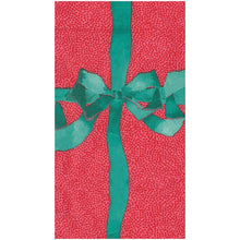 Load image into Gallery viewer, Tied With A Bow Red/Spruce Napkins
