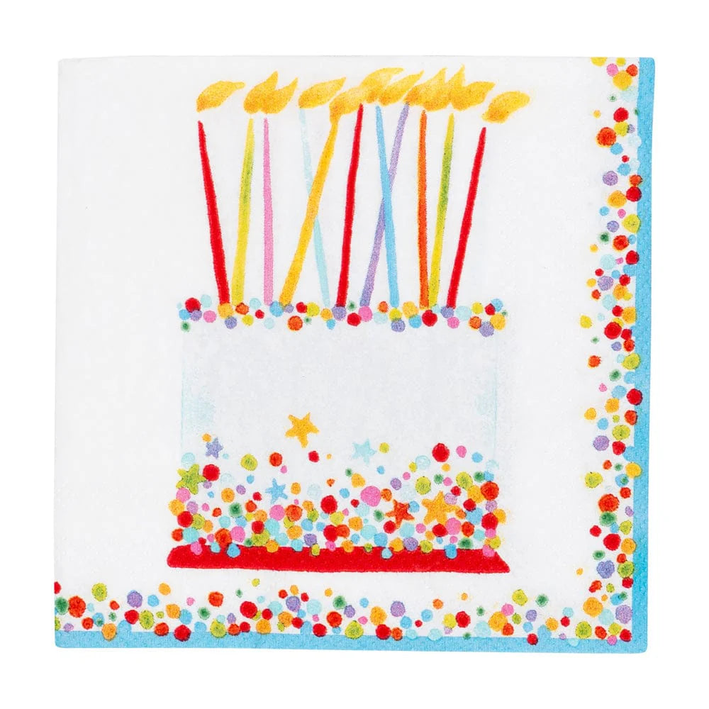 Birthday Cake Cocktail Napkins