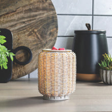Load image into Gallery viewer, Wicker Grey Illumination Fragrance Warmer
