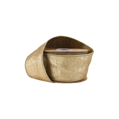 Textured Gold Metallic Ribbon