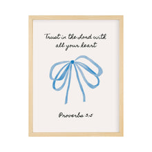 Load image into Gallery viewer, Trust In The Lord With All Your Heart Wall Art
