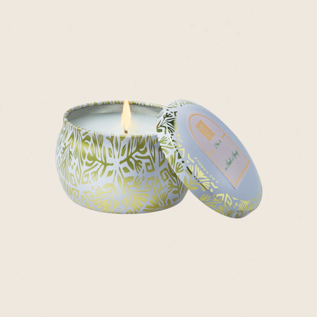 The Smell of Spring - Printed Travel Tin Candle