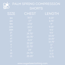 Load image into Gallery viewer, Sugar Bee Clothing | Compression Swim Shorts - Palm Springs Madras
