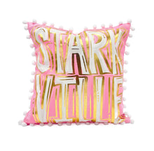 Load image into Gallery viewer, Starkville Pillow with Pom Trim
