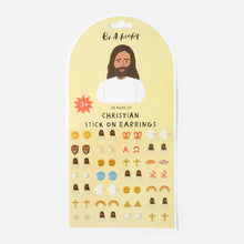Load image into Gallery viewer, Christian Stick On Earrings

