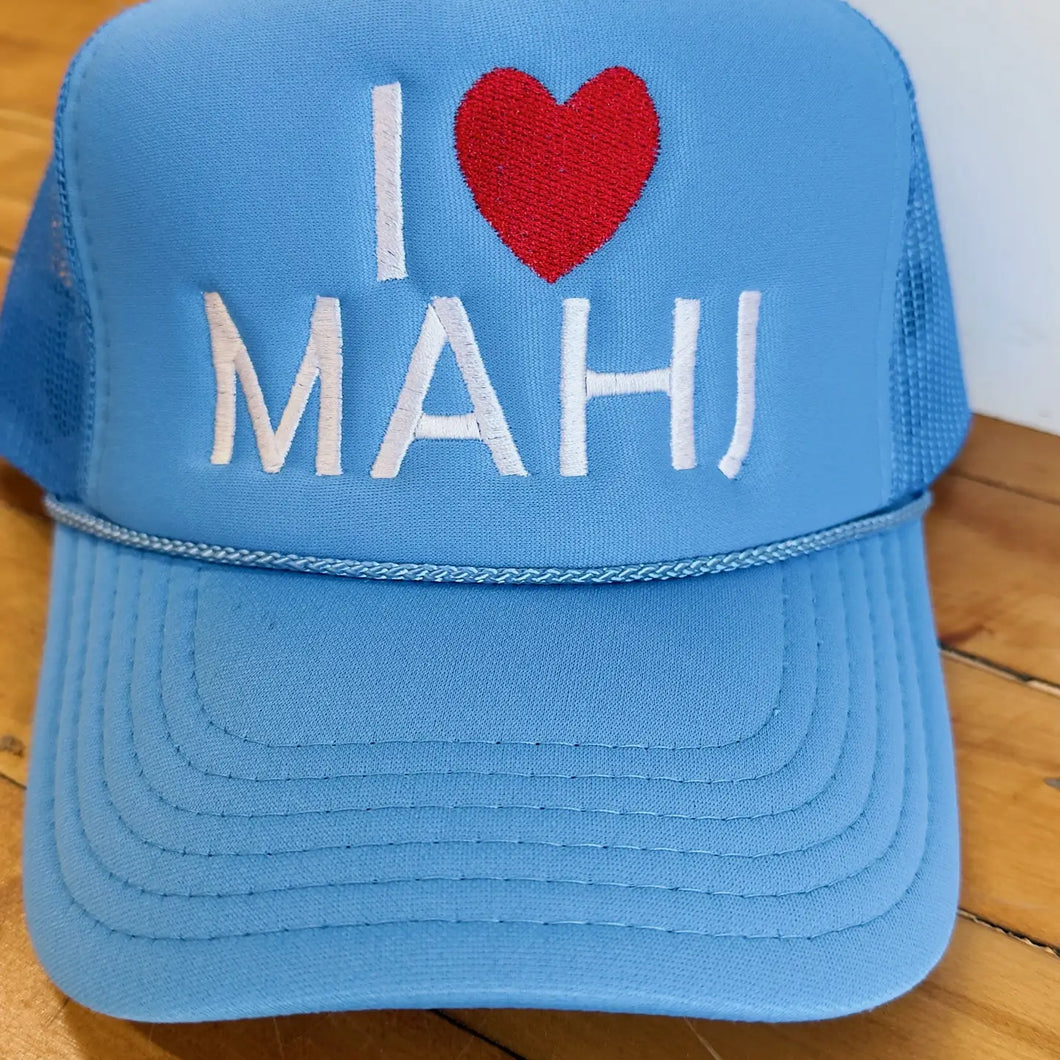 I Heart Mahjong Trucker Hat