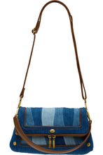 Load image into Gallery viewer, Beverly Medium Denim Silverlake Antique Gold
