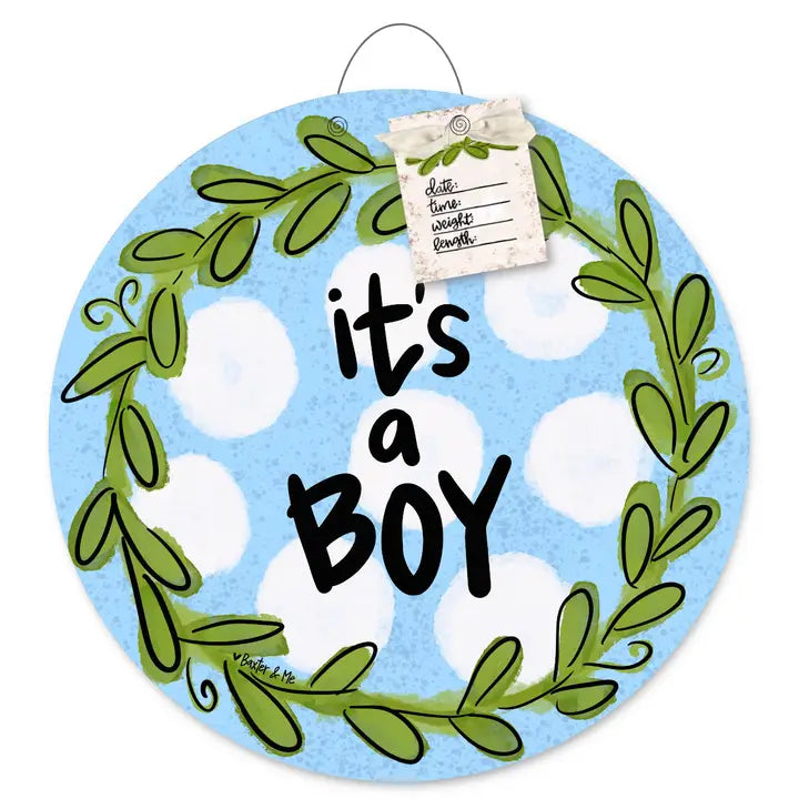 It's A Boy/Girl Plus Door Hanger