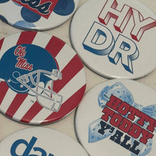 Load image into Gallery viewer, Ole Miss Football Buttons 3"

