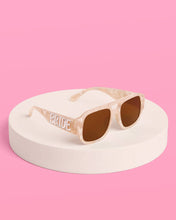 Load image into Gallery viewer, Bride Pearlized Aviator Sunglasses | bachelorette gift bride
