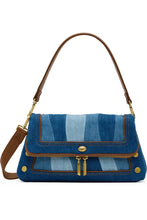 Load image into Gallery viewer, Beverly Medium Denim Silverlake Antique Gold
