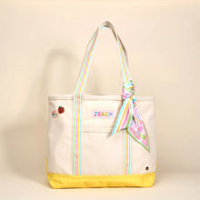 Load image into Gallery viewer, The Darling Canvas Tote Bag–School's in Session
