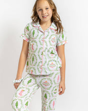 Load image into Gallery viewer, Girl's Nutcracker Trellis Sleep Pants Set
