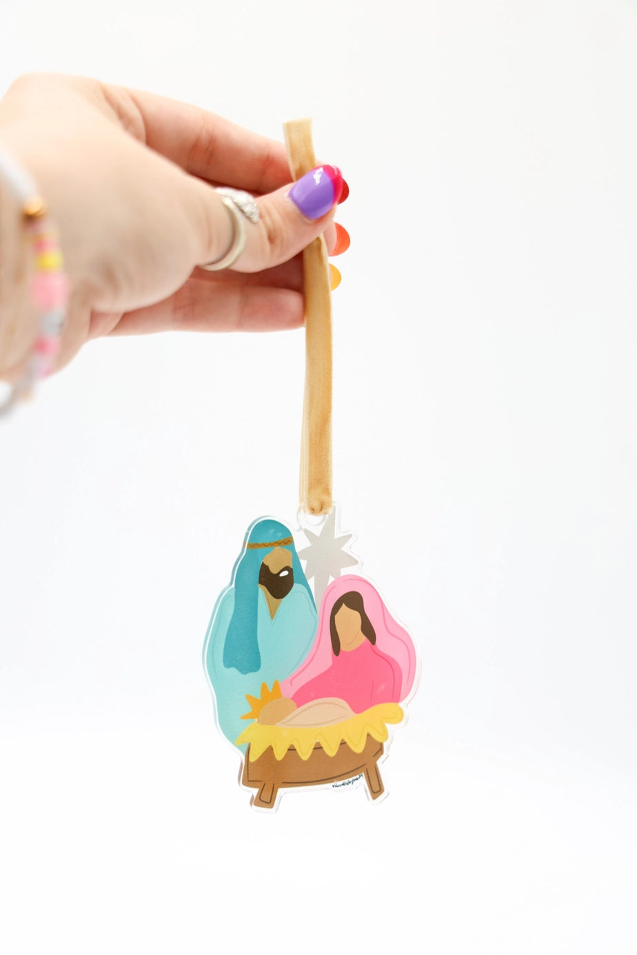 Mary and Joseph Acrylic Ornament