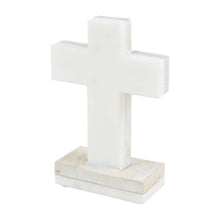 Load image into Gallery viewer, Mudpie Marble Wood Crosses
