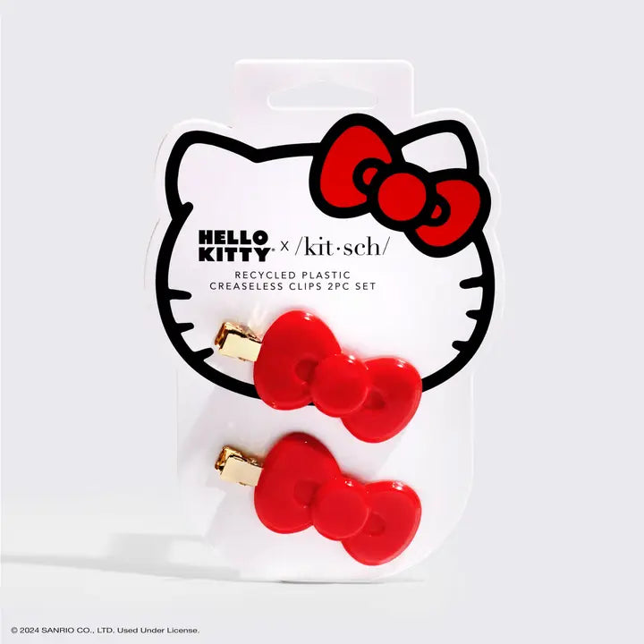 Hello Kitty X Kitsch Recycled Plastic Creaseless Clips Set