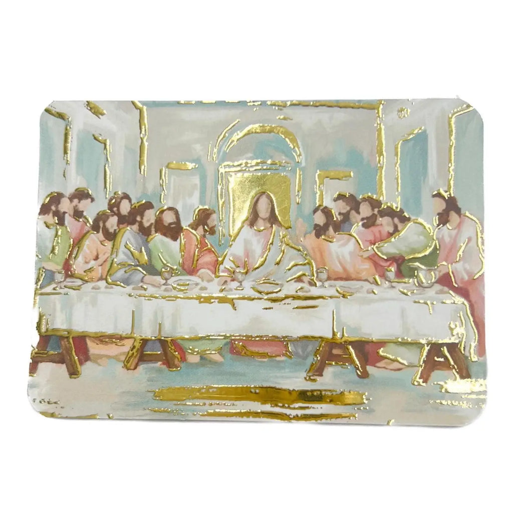 Gold Foil Lord's Supper Refrigerator Magnet