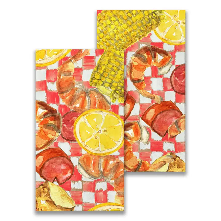 French Graffiti Guest Towels