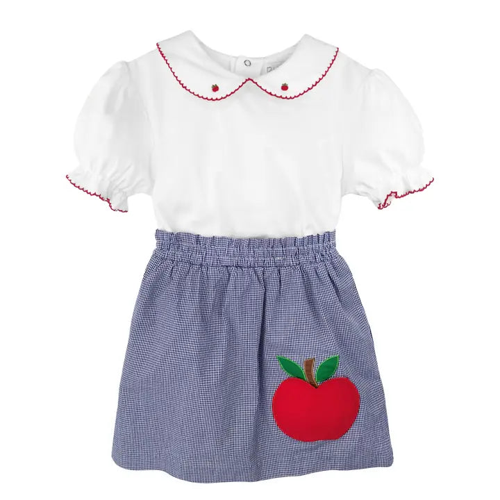 Top & Skort with Apple Pockets