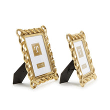 Load image into Gallery viewer, Gold Ribbon Photo Frame
