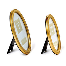 Load image into Gallery viewer, Laurel Wreath Gold Oval Photo Frames
