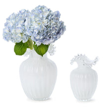 Load image into Gallery viewer, Glass Pearl White Vase

