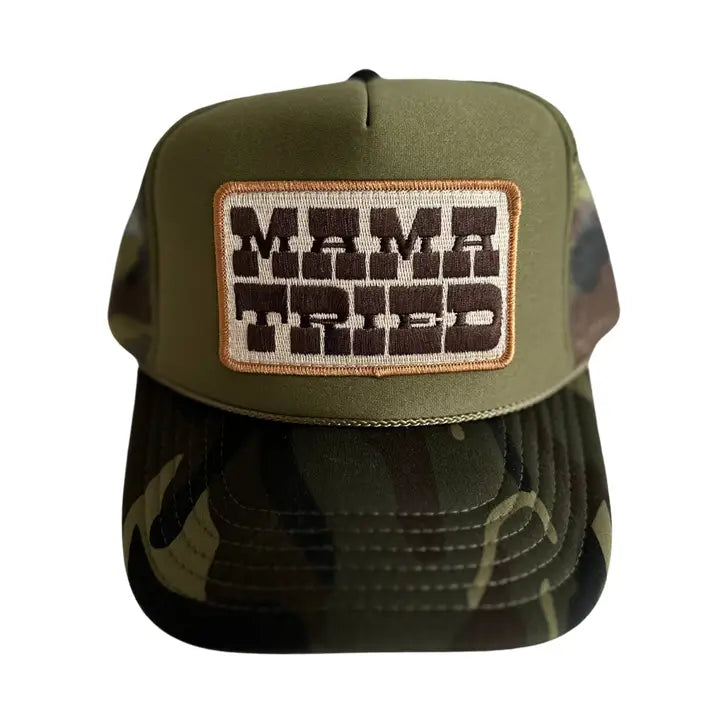 Camo Mam Tried Trucker Hat