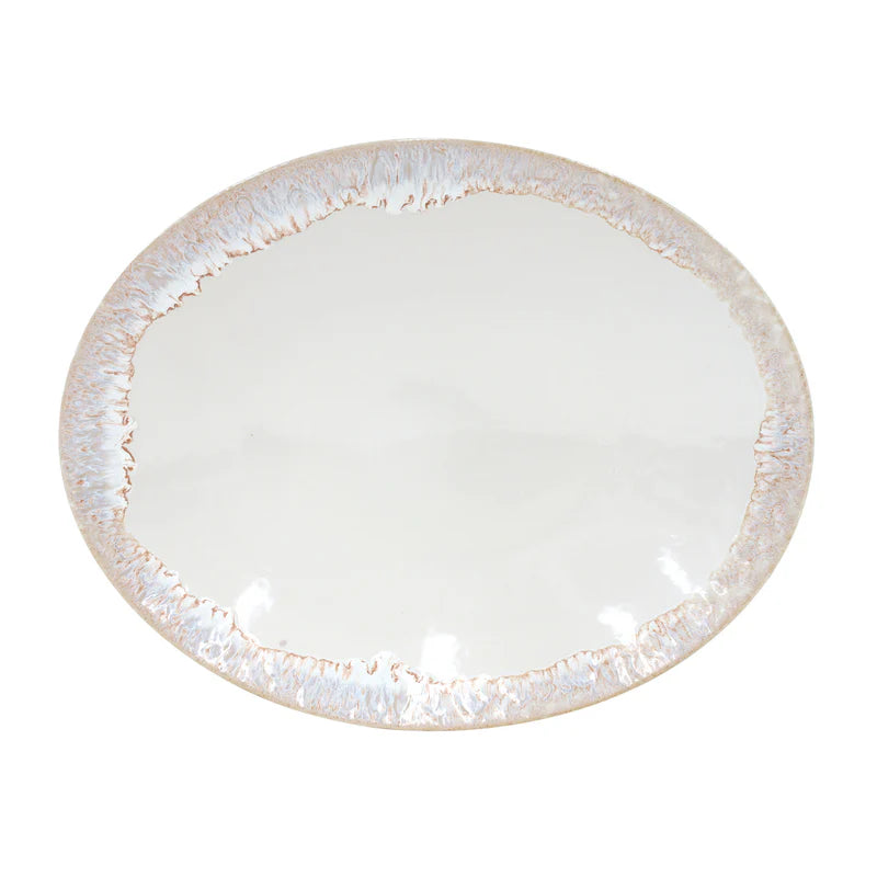 Oval Platter Taormina White