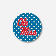 Load image into Gallery viewer, Ole Miss Polka Dot Buttons
