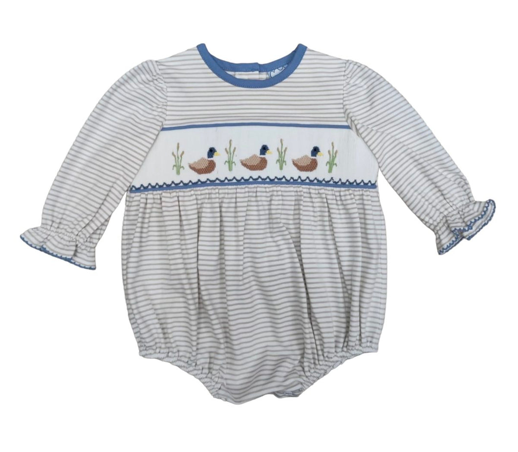 Mallard Duck Smocked Bubble