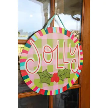 Jolly Jewel Tone Doorhanger