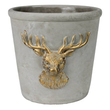 Load image into Gallery viewer, Stag Cement Cachepot
