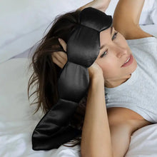 Load image into Gallery viewer, Silver Spur Silk Weighted Sleep Mask
